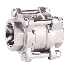 Clapeta de sens cu arc cu corp din 3 piese din otel inoxidabil filet NPT