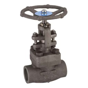 Robinet cu ventil din otel carbon forjat, burduf din inox, conexiune cu filet, clasa 800