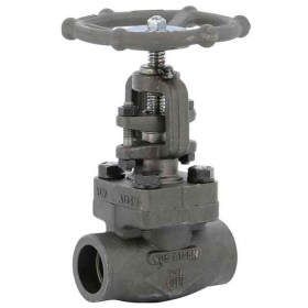 Robinet cu ventil din otel carbon forjat, burduf din inox, conexiune cu sudura, clasa 800