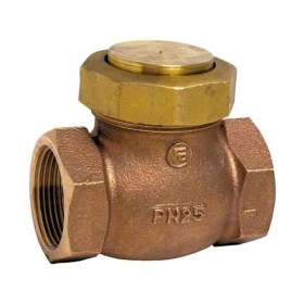 Clapeta de sens din bronz cu disc de metal conexiune filet BSP female